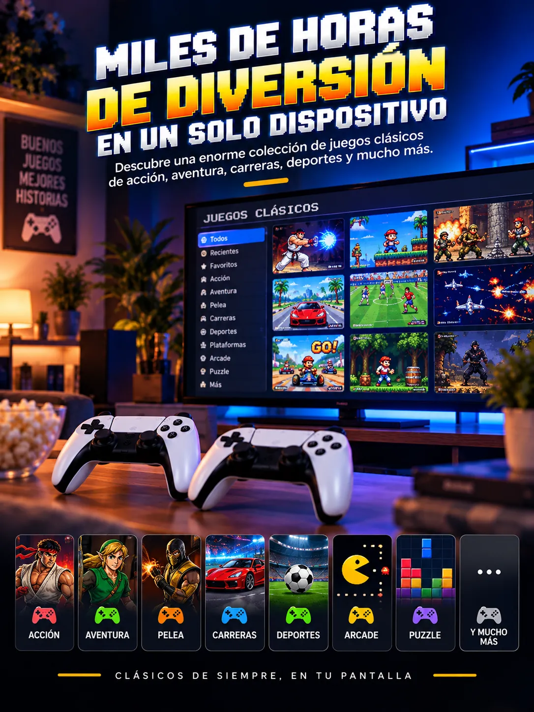 Consola Inalambrica Retro Pro