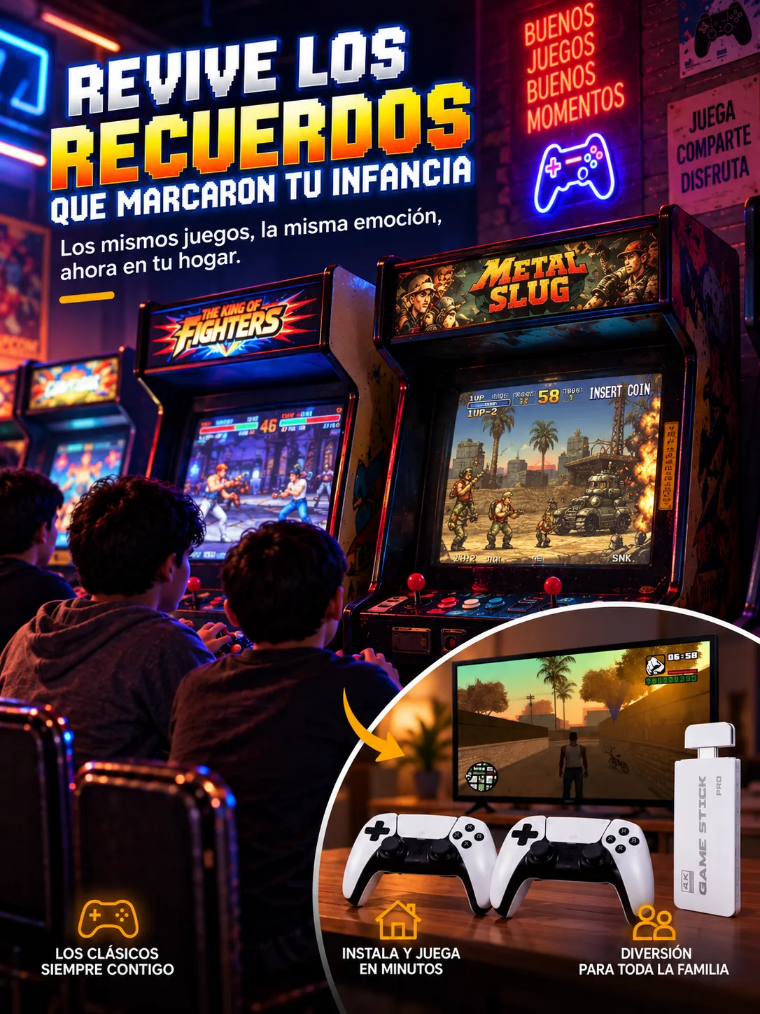 Consola Inalambrica Retro Pro