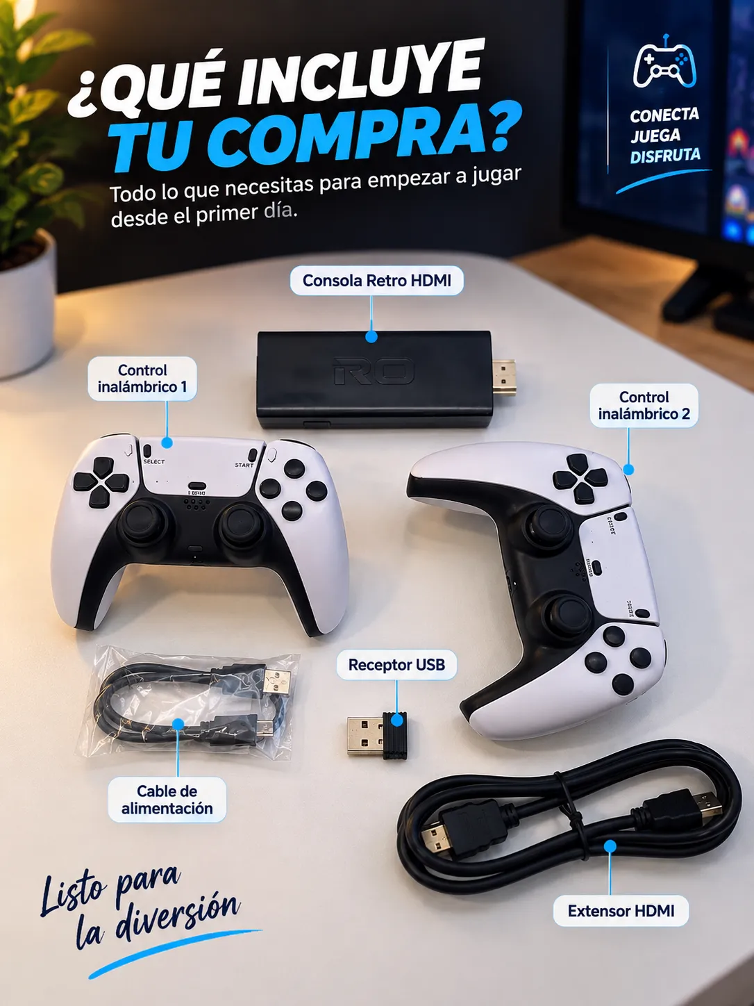 Consola Inalambrica Retro Pro