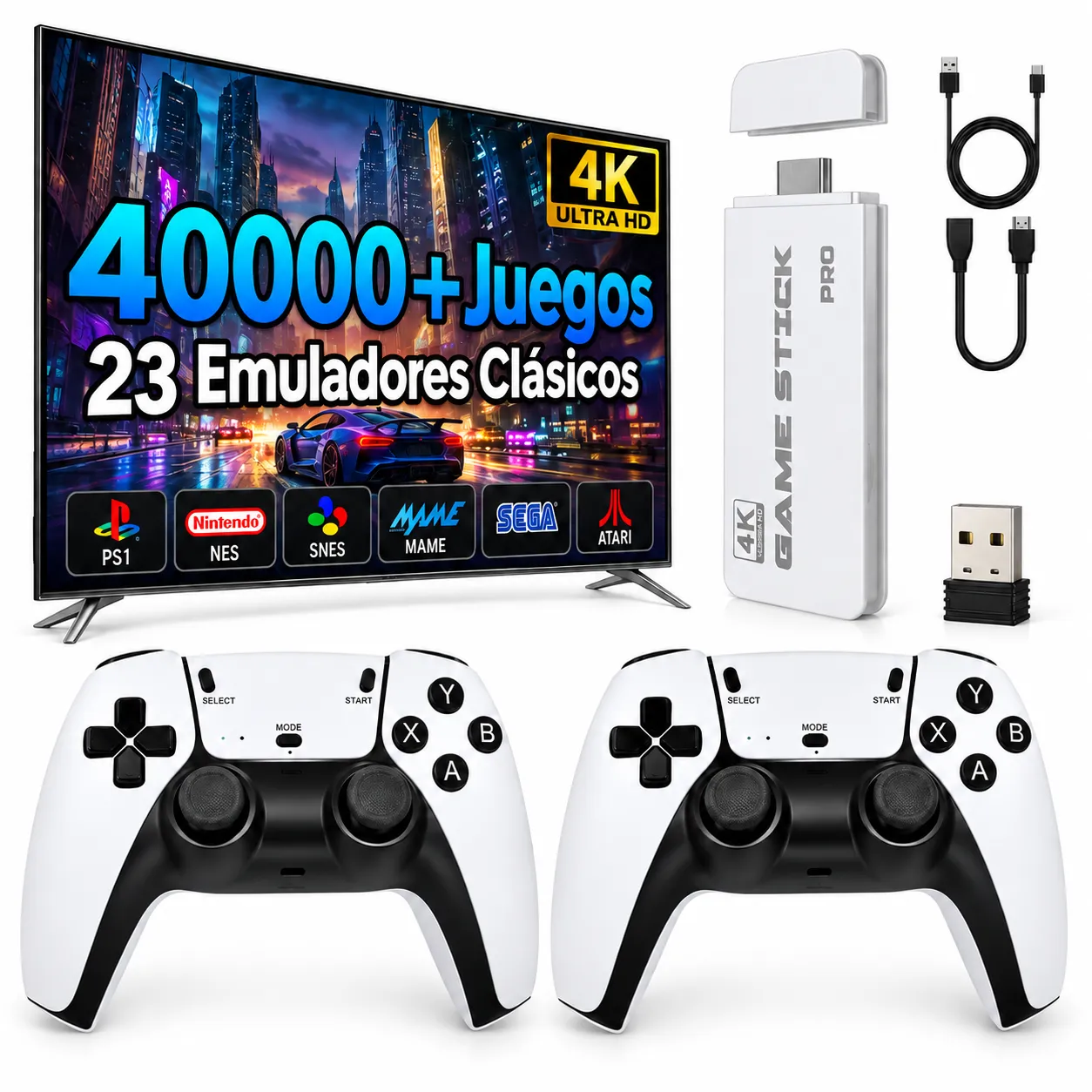 Pro Stick Game Consola 4K Original