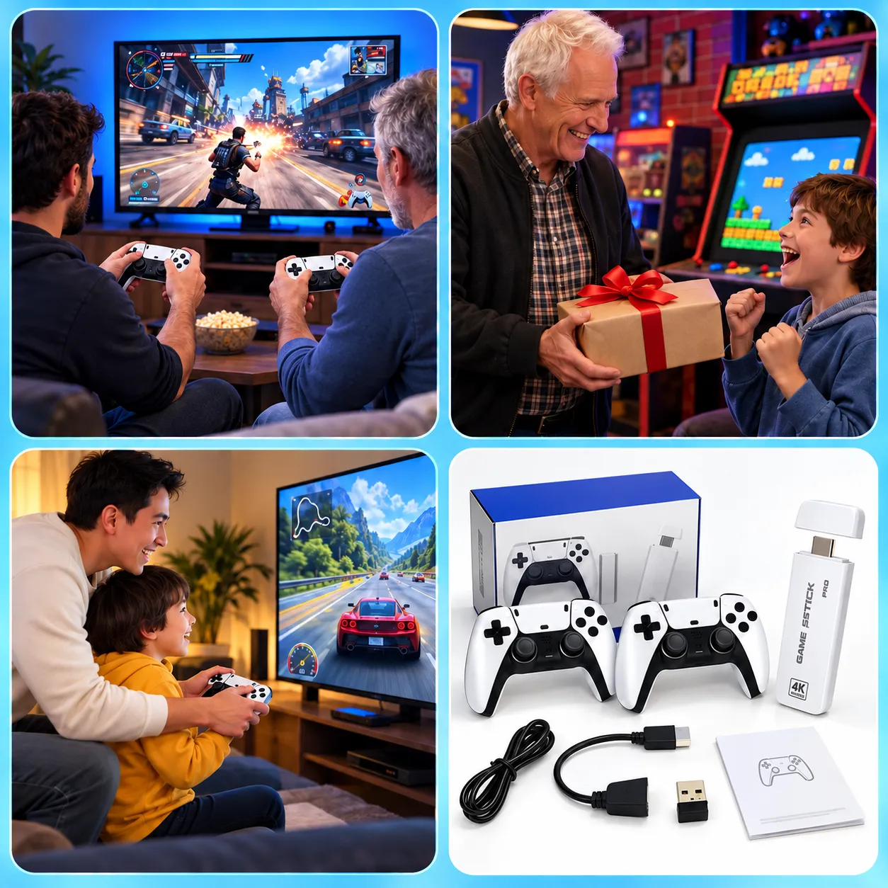 Pro Stick Game Consola 4K Original